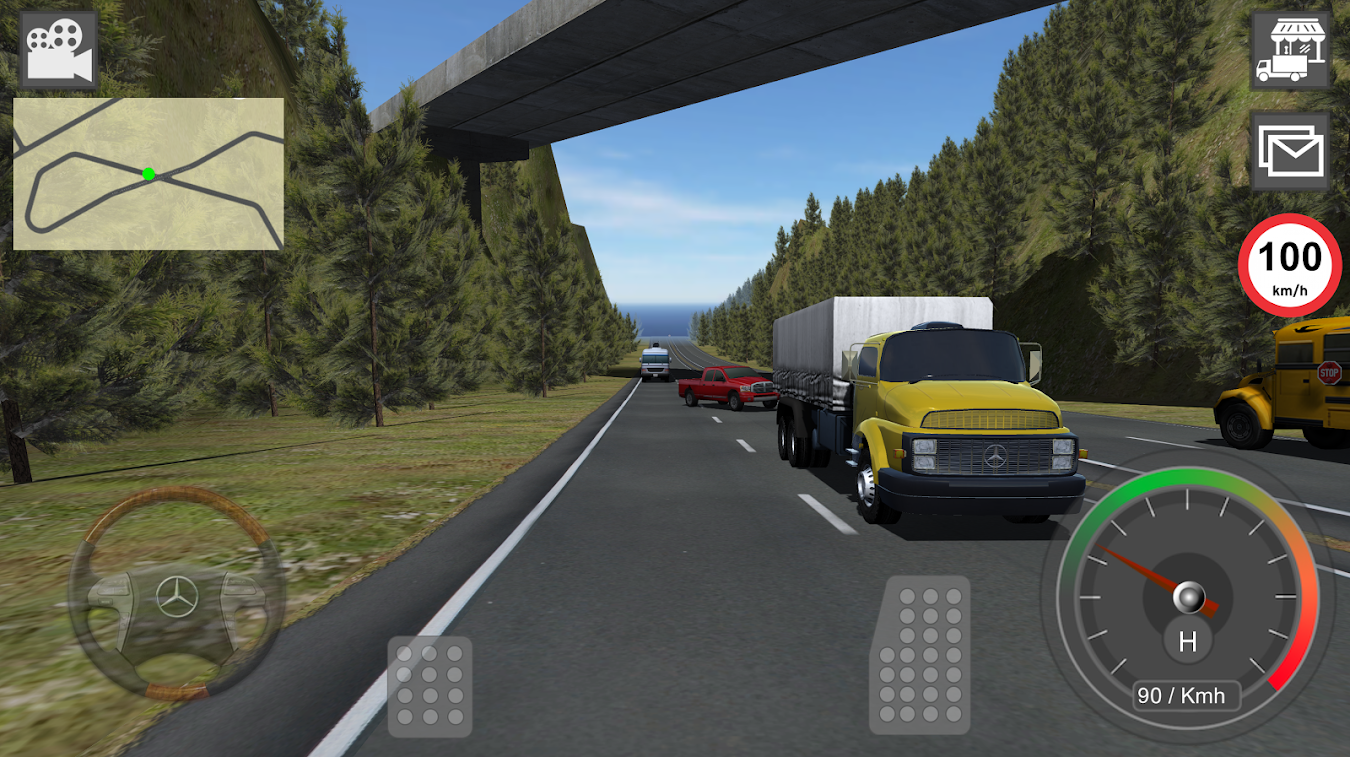 Mercedes Benz Truck Simulator screenshot 1