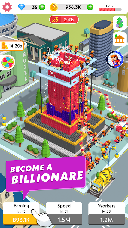 Idle Construction 3D screenshot 1