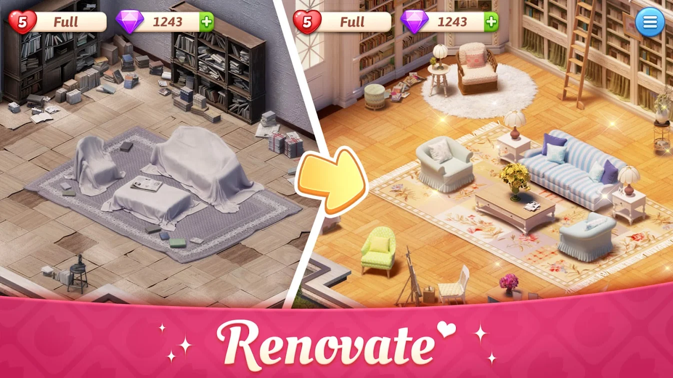 My Story Mansion Makeover screenshot 1