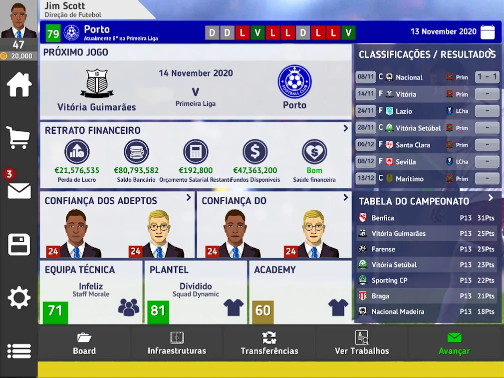 Club Soccer Director 2021 screenshot 2