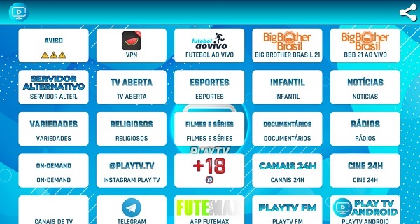 Play TV – TV, Filmes, Séries e Futebol ao vivo screenshot 1
