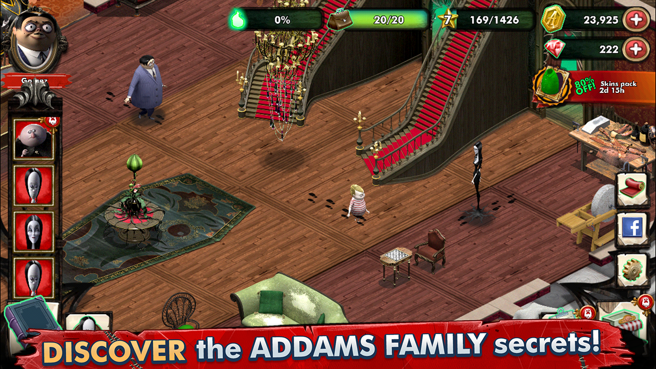 The Addams Family Mystery Mansion screenshot 2