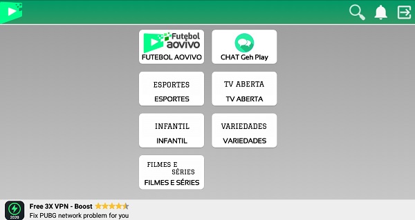 Futebol Play – Futebol ao vivo e TV screenshot 1