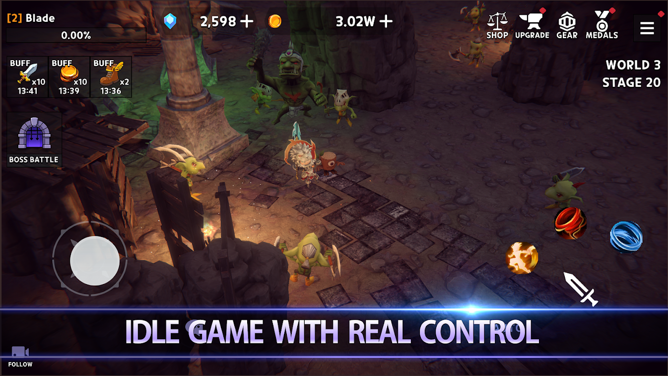 Dungeon Knight 3D Idle RPG screenshot 1