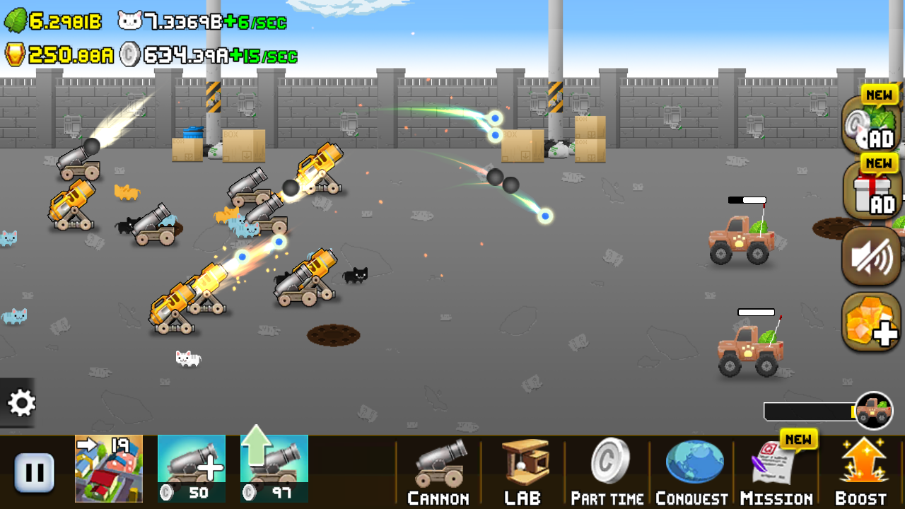 Idle Cat Cannon screenshot 1