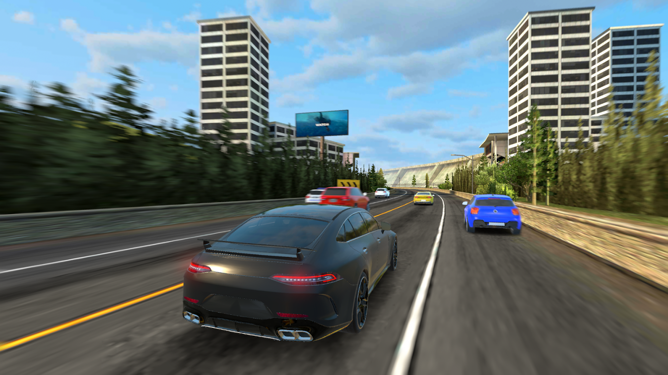 Racing in Car 2021 screenshot 1