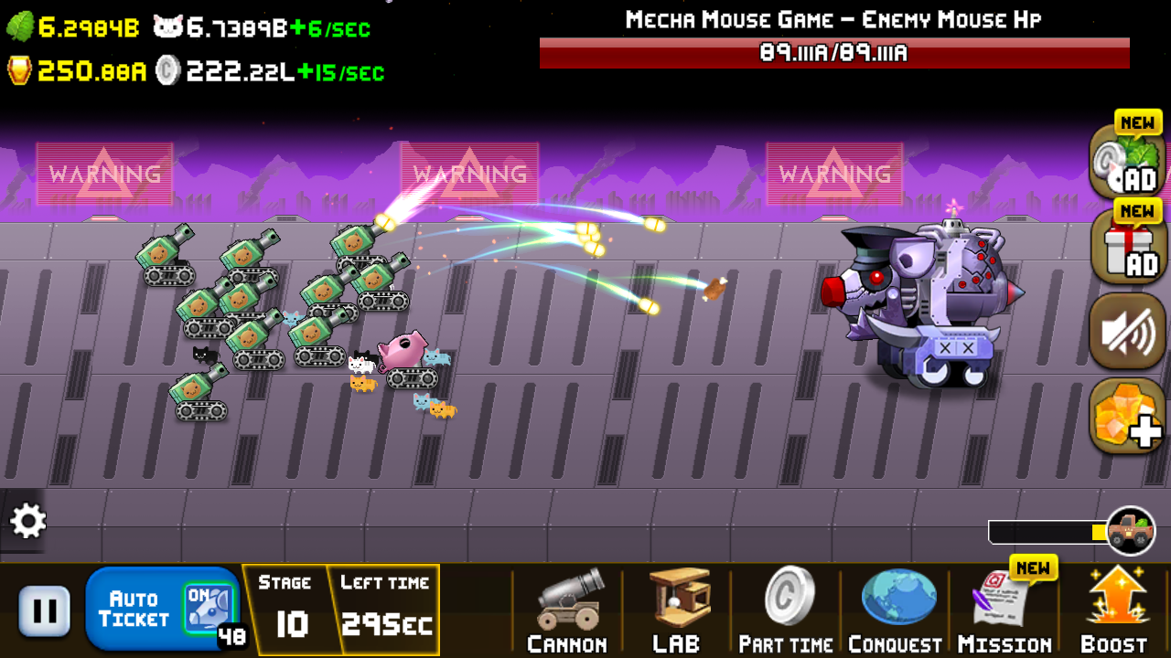Idle Cat Cannon screenshot 3