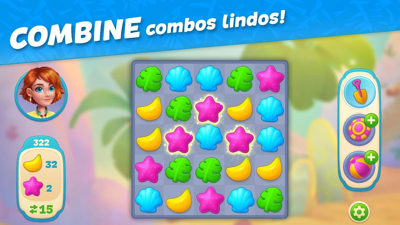 Hawaii Match-3 Mania screenshot 3