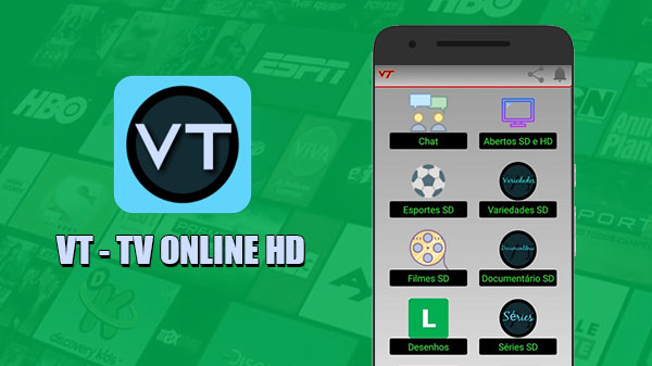 VT – TV online HD e SD MOD APK